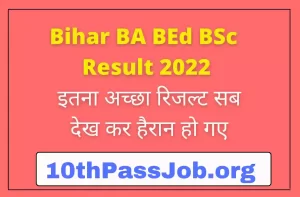 Bihar BA BEd & BSc BEd Result 2022 इतना अच्छा रिजल्ट सब देख कर हैरान हो गए