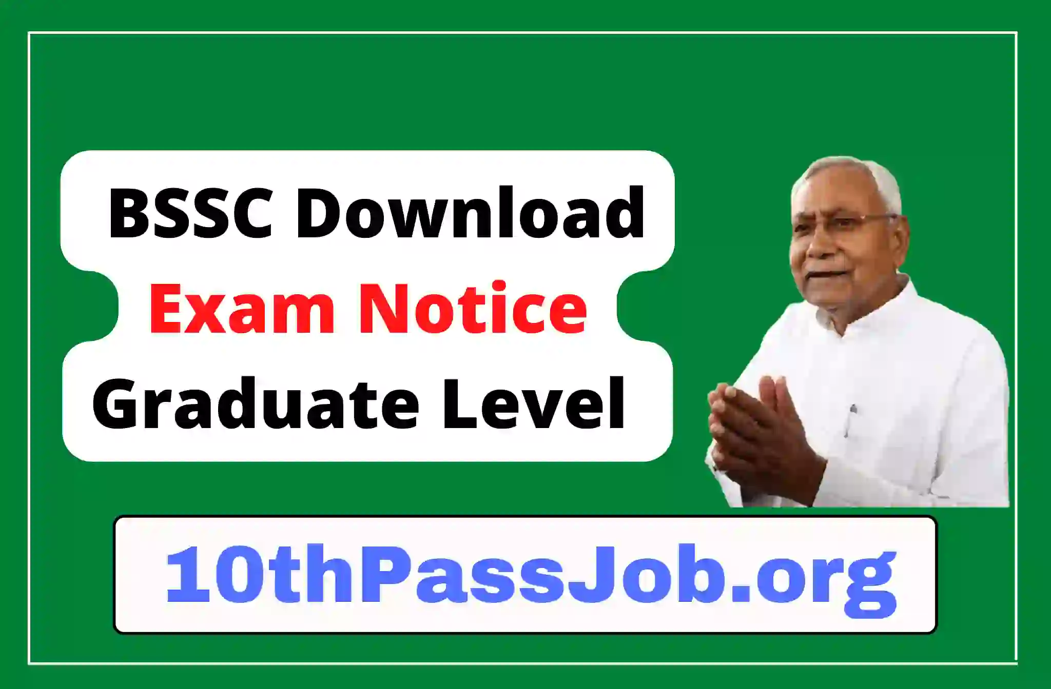 BSSC Download Exam Notice Graduate Level BharatResult.org